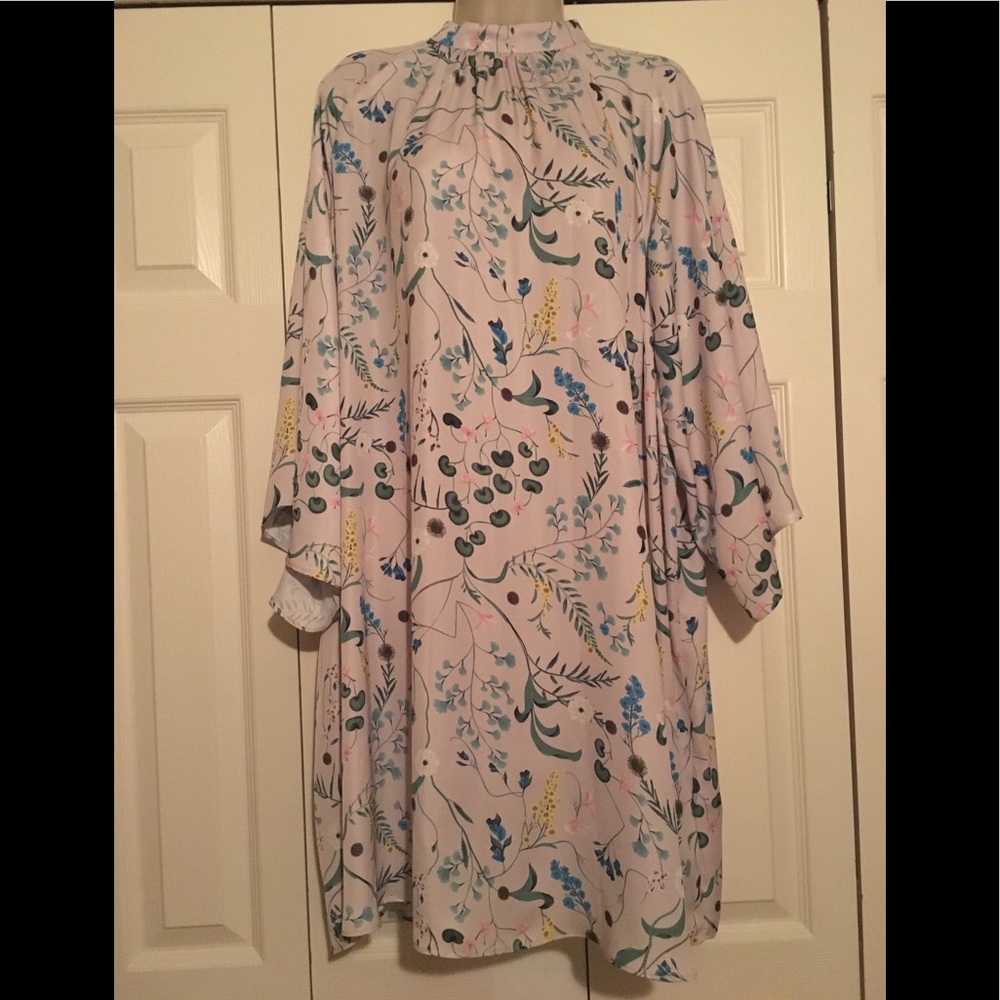 ANNA GLOVER for H&M Flower Oversized Dress Sz S